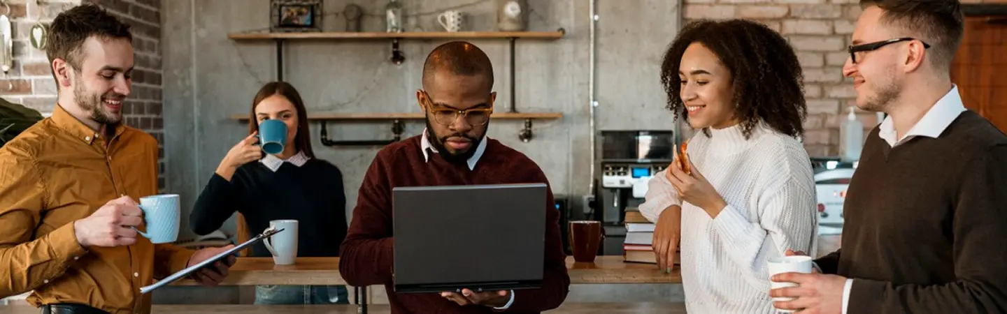 Human Resources Team working with AI